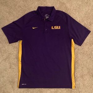 Men’s LSU Nike Dri-fit Polo
